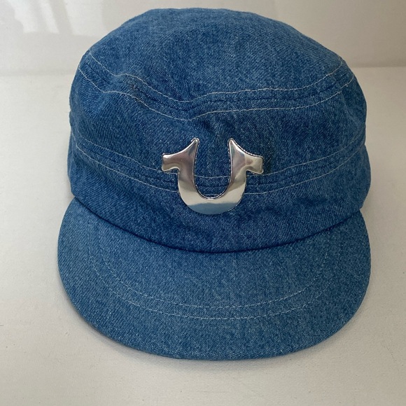 True Religion dark denim cap - Picture 1 of 16